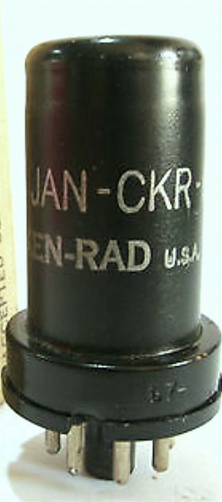 Jan - Ckr 6sc7 Tube Ken - Rad & Boxed Vintage Military Surplus
