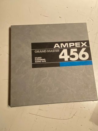 Reel To Reel Tape:reel Empty Box Ampex 456 Nab Reels 1/4 " X 10 1/2 "