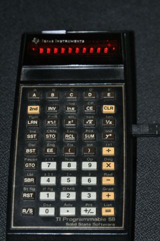Texas Instruments TI - 58 Programmable calculator Library Module ship world 3