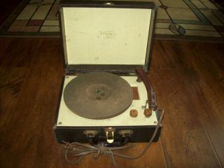 Vintage Vanity Fair 78 Speed Phonograph Record Player