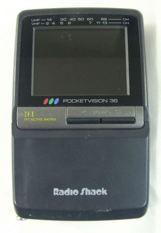 Vintage Radio Shack 16 - 173 Pocket Vision 36 Flat Screen Tv