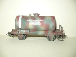 Ww2 Peenemünde - Ho Camouflaged Tank Car - Märklin