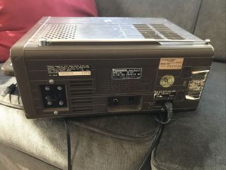 Panasonic Solid State TV TR - 515 AC/DC Battery 1977 Potable Television 2