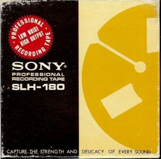 Reel To Reel Tape 7 " Inch R2r 1/4 " Sony Slh - 180 Simon And Garfunkel? Japan Made