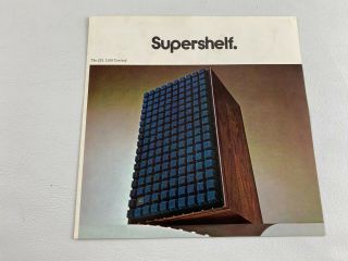 Vintage 1971 Jbl L100 Century Supershelf Speakers Brochure Booklet