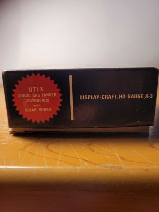 HO Display - Craft UTLX Liquid Gas Tanker with Solar Shield Wood Kit 2