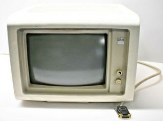 Ibm Vintage Monitor Id Number 350x - 23 - 3u053 Model 00 0 Made In Japan 14/1984