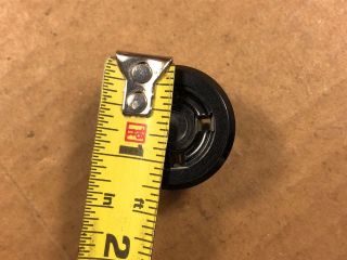 NOS Vintage Amphenol Black 4 - pin Vacuum Tube Socket w/ mounting ring (Qty Avail) 2