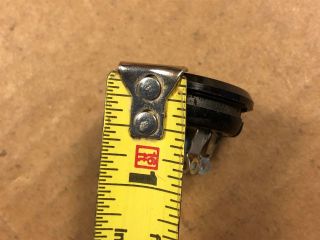 NOS Vintage Amphenol Black 4 - pin Vacuum Tube Socket w/ mounting ring (Qty Avail) 3