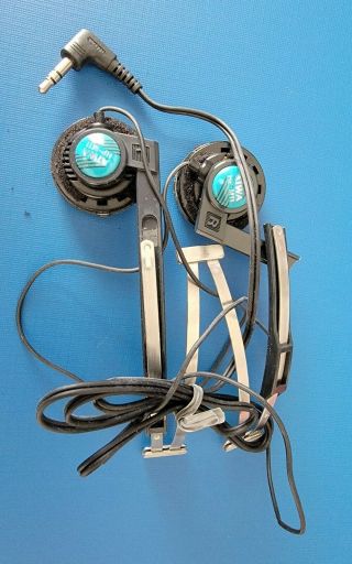 AIWA HP - M11 Stereo Folding Headphones For Parts/Repair 3