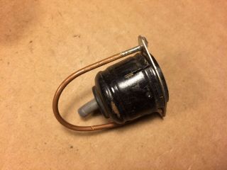 Vintage Wired 4 - Pin Tube Socket For Antique Radio Speaker Power 1930s Or 1940s 4
