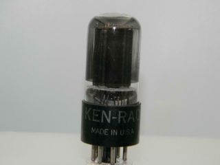 Strong 1946 Ge Ken Rad 35l6gt 4450gm Black Glass/plate Copper Serious Tubes N47