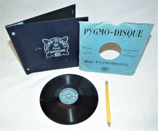Rare Early Pygmophone Toy Size Phonograph Gramophone 78 Rpm Record 1920s