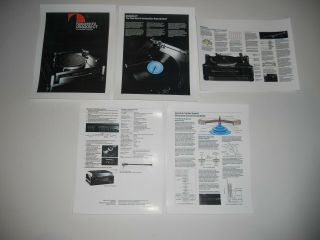 Nakamichi Dragon Ct Turntable Brochure,  5 Pgs,  Specs,  Articles,  Info,  Reference