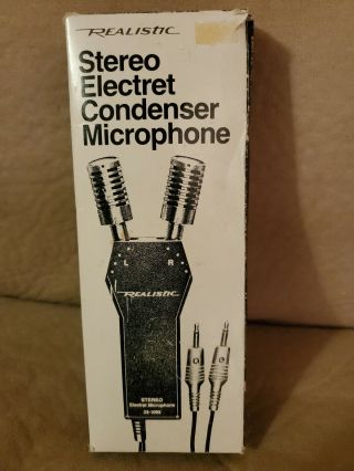 Realistic Stereo Electret Condenser Stereo Microphone 33 - 1065