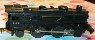 Vintage Lionel 242 Locomotive And Tender Track 027/o Gauge
