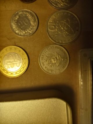 FOUND MIXED CURRENCY COINS GOLD SILVER PAPER MONEY WORLD US MARBLES POKER 3