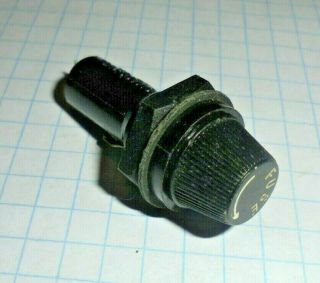 Screw Type Fuse Holder With 3a 250v Fuse.