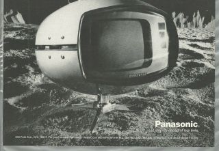 1971 PANASONIC advertisement,  for Orbitel TV set,  model TR - 005 3