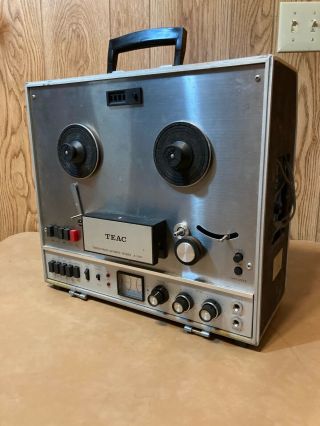 Teac A - 1500 Stereo Reel To Reel Portable Tape Deck