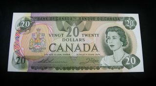 1979 Twenty Dollar Canada Bank Note - Almost Uncirculated