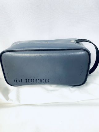 Vintage Akai Terecorder Multi Two Speakers In Case