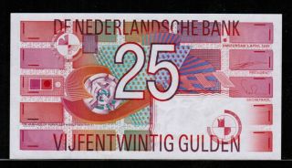 Netherlands 25 Gulden 1989 P - 100 Gem Unc
