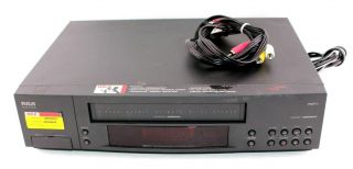 Rca Home Theater 4 Head Vhs/vcr Double Azimuth Hi - Fi Stereo Vcr Plus W Cables