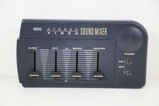 Vintage Sima Stereo Video Sound Mixer Model Ssm - 3