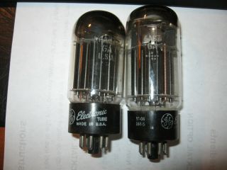 Pair Ge 6as7 Ga Audio Output Vacuum Tubes