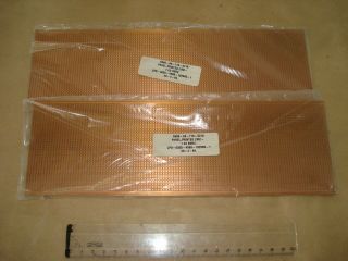 2 Mil Spec Single Side Breadboard Pcb Universal Printed Prototype Board Nos