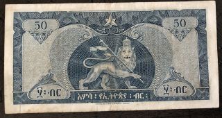 ETHIOPIA 50 Dollars 1966 P - 28 2