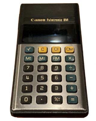 Vintage Canon Palmtronic Ld - 8m 3 Handheld Calculator