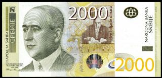 Serbia 2012 - 2000 Dinars - Paper Money Unc