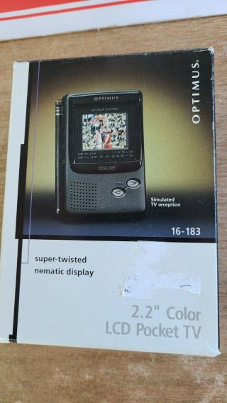 Optimus 2.  2 " Color Lcd Pocket Tv  As Parts