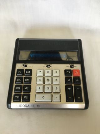 Old - School Aurora Calculator,  6.  5 " W X 6.  75 " L