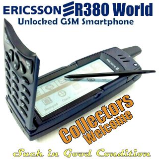 Ericsson R380 World,  Gsm Unlcoked Smartphone,  A Collectors Item.  Good Condtion.