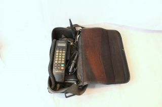 Vintage Alltel Motorola Cellular Cell Phone Mobile Car Phone & Bag Pouch