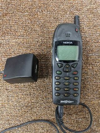 Rare Nokia 6190 Black Cellular Phone With Charger (voicestream)