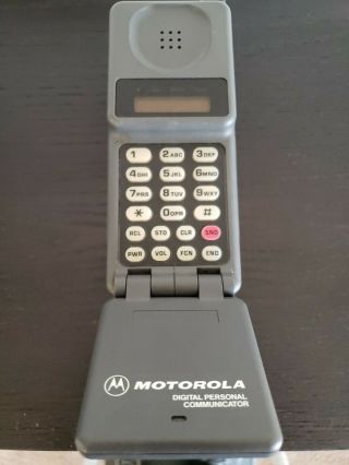 Motorola Digital Personal Communicator.  Vintage Cell Phone Circa 1990 