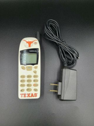 Nokia 5160 Mobile Cell Phone Ut University Of Texas Longhorns W/ Charger