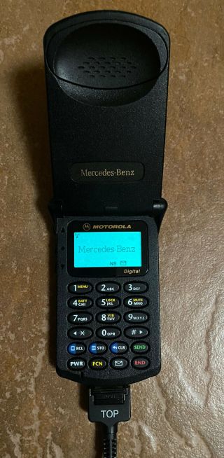 Mercedes Benz Motorola Startac St 7700 Flip Phone Fw124 W140 W201 W/charger