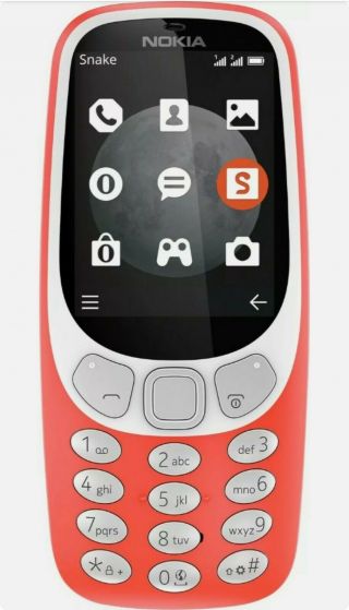 Nokia 3310 3g Gsm - Warm Red Ta - 1036