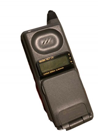 Vintage Motorola Flip Phone Micro Tac Lite Limited Edition 1991