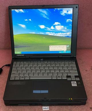 Vintage Compaq Armada M300 Laptop_intel Pentium Iii Cpu @ 498 Mhz_please Read
