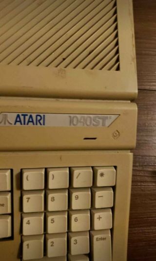 VINTAGE Atari 1040STF Retro PC w/ SC1224 Color Monitor,  Mouse,  cables & 50 GAMES 4