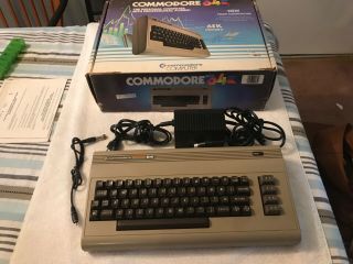 Commodore 64 Computer In Retail Box - Fully And