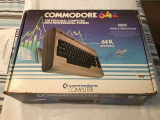 Commodore 64 Computer in Retail Box - Fully and 3
