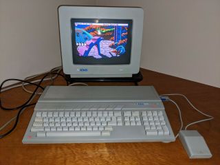 Atari Sc1224 Rgb Color Monitor For St Computers Vintage