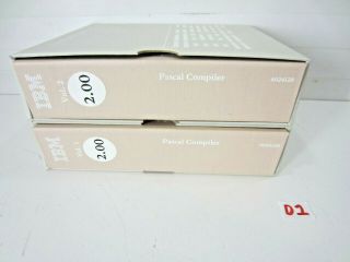 Vintage Ibm Pascal Compiler 2.  0 Personal Computer Software Library (d1)